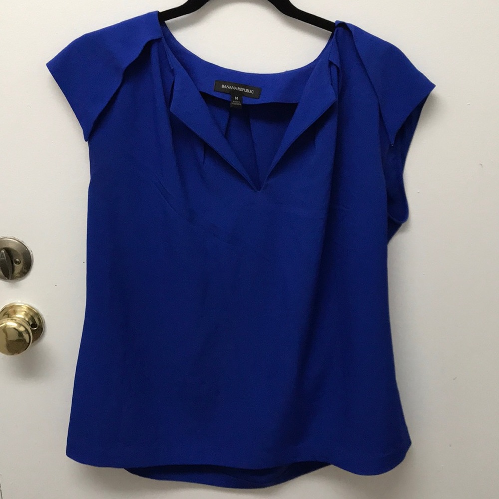 Blue banana republic blouse